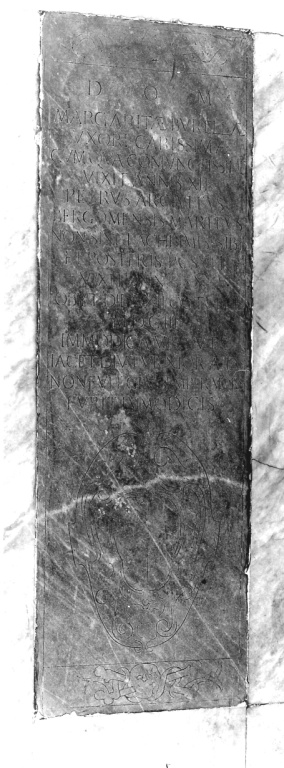 lapide tombale - ambito romano (sec. XVII)