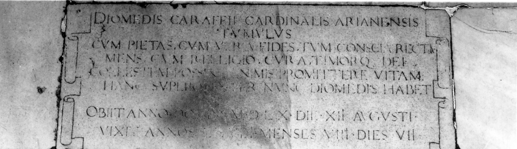 lapide tombale - ambito romano (sec. XVI)