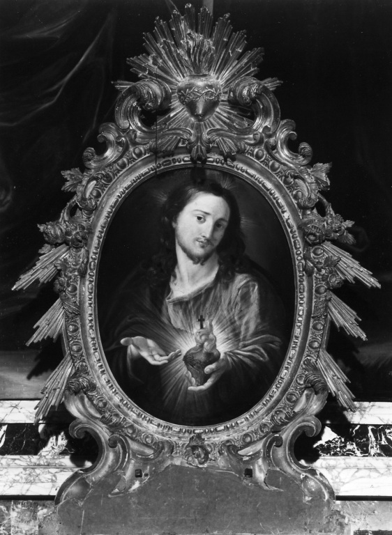 Il Sacro Cuore di Gesù (dipinto) - ambito romano (sec. XVIII)