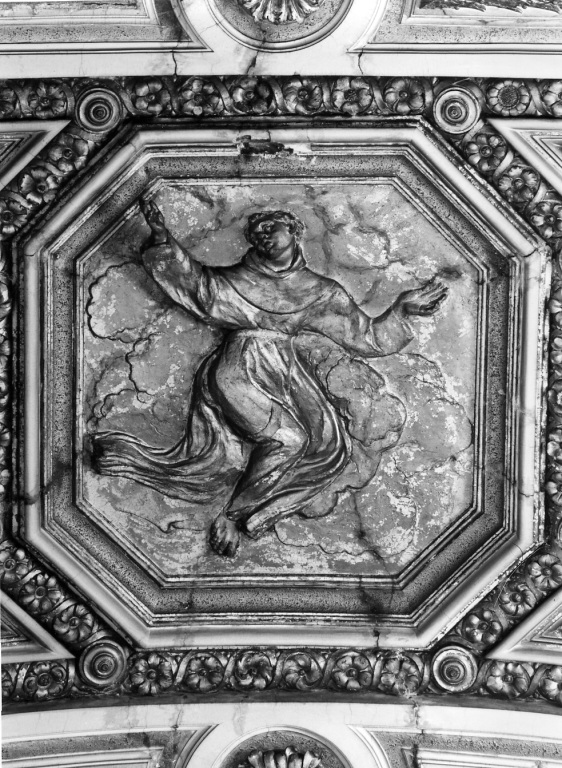 Gloria di S. Nicola da Tolentino (rilievo) di Ferrabosco Giovanni Battista (sec. XVII)