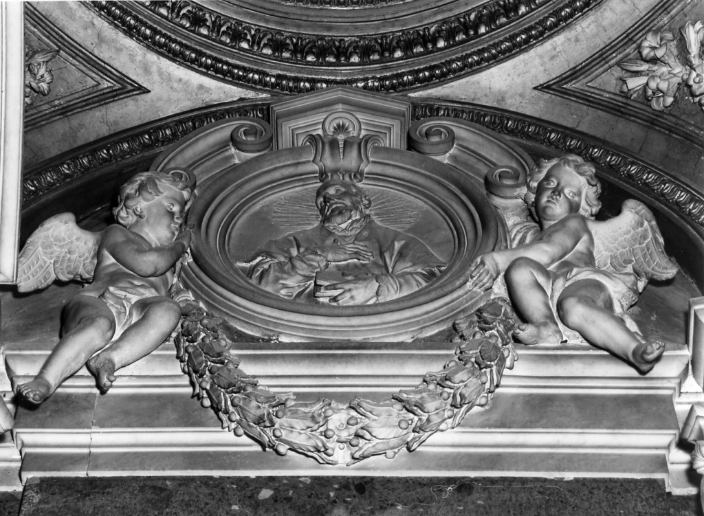 San Filippo Neri (rilievo) di Bernini Gian Lorenzo (cerchia) (sec. XVII)