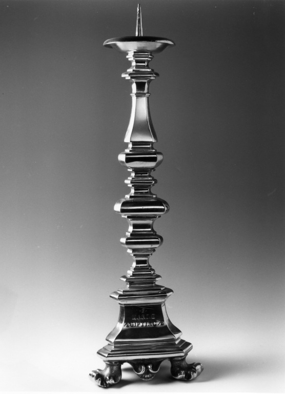 candelabro - ambito romano (metà sec. XVIII)