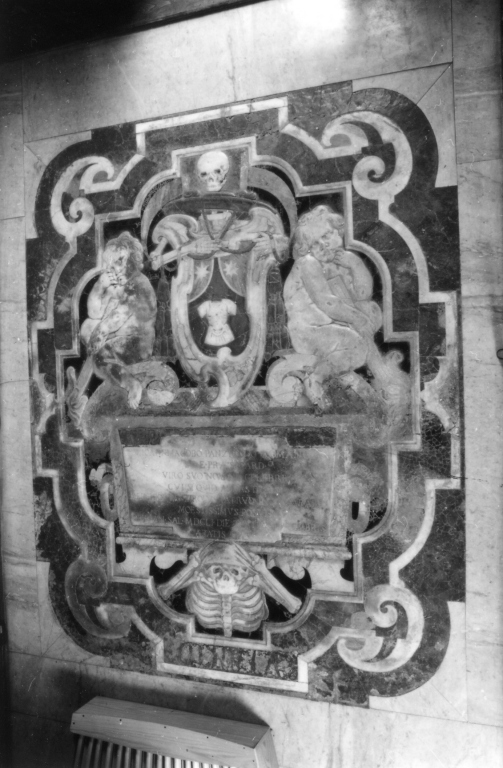 lapide tombale - ambito romano (sec. XVII)