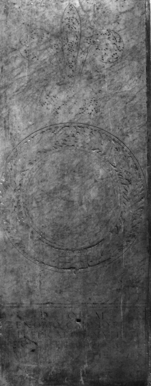 lapide tombale - ambito romano (sec. XVI)