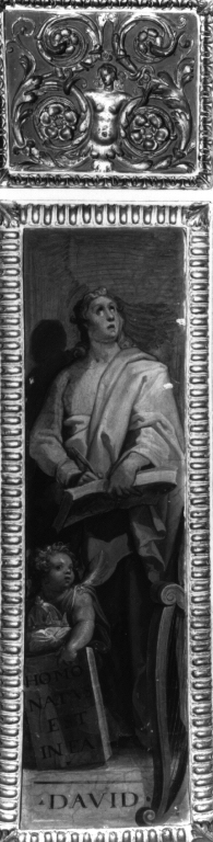 Il profeta David; il profeta Isaia (dipinto) di Motta Raffaellino detto Raffaellino da Reggio (sec. XVI)