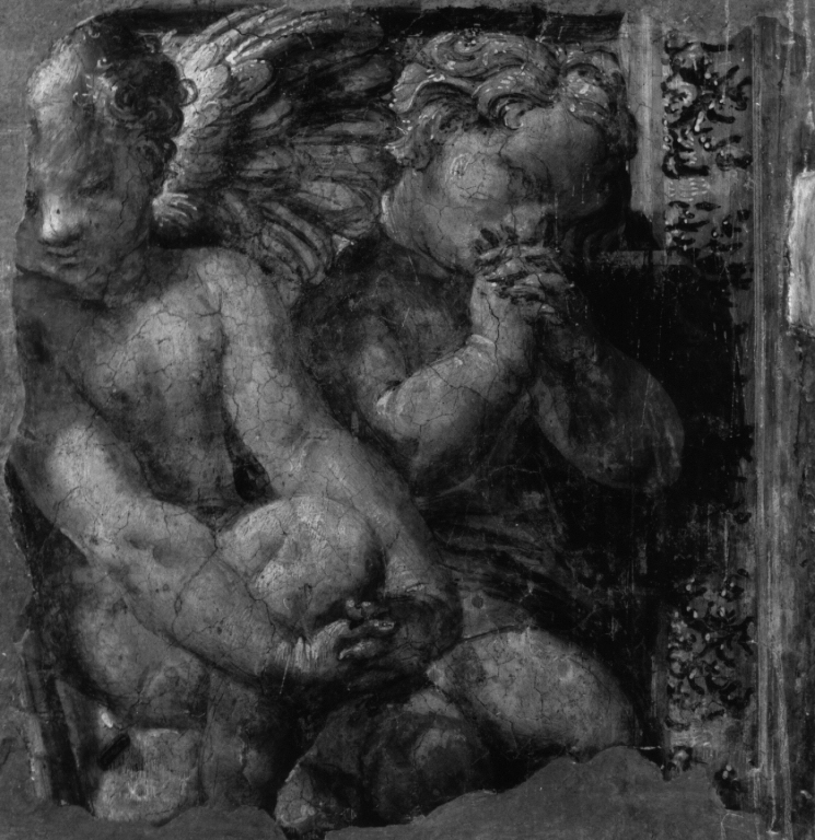 Putti (dipinto, serie) di Caldara Polidoro detto Polidoro da Caravaggio, Maturino da Firenze (sec. XVI)