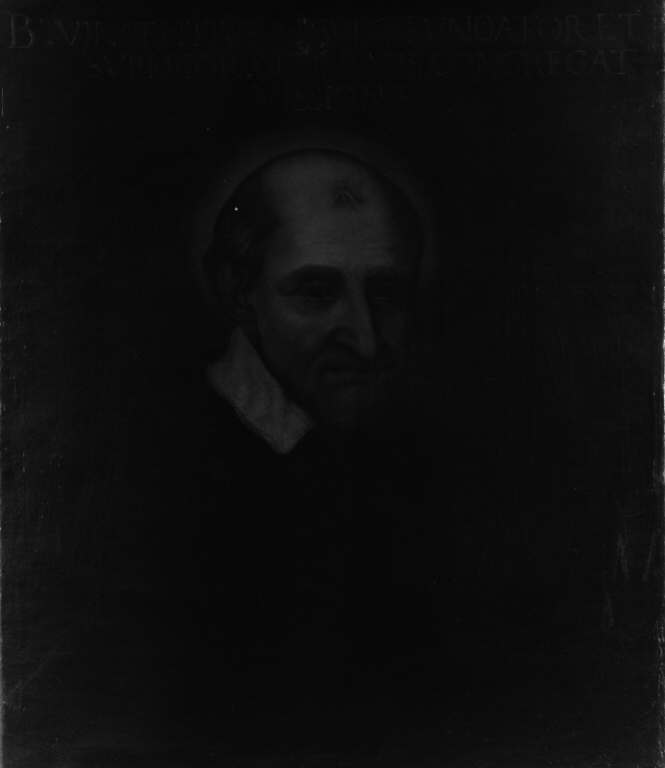 Il beato Vincenzo de' Paoli (dipinto) - ambito italiano (sec. XVIII)