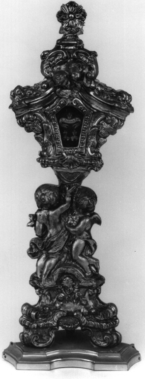 reliquiario - a ostensorio - ambito romano (prima metà sec. XVIII)