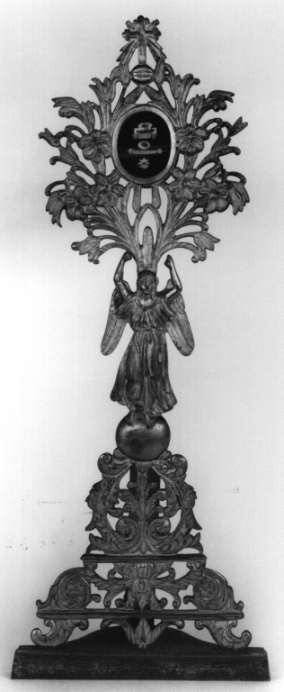 reliquiario - a ostensorio - artigianato italiano (sec. XIX)