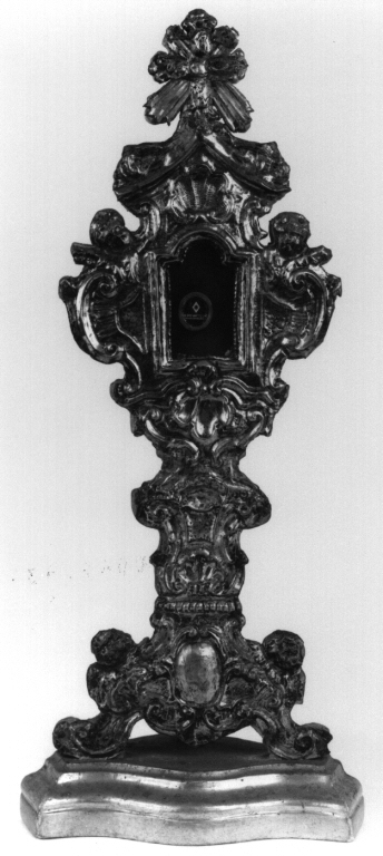 reliquiario - a ostensorio - ambito romano (prima metà sec. XVIII)