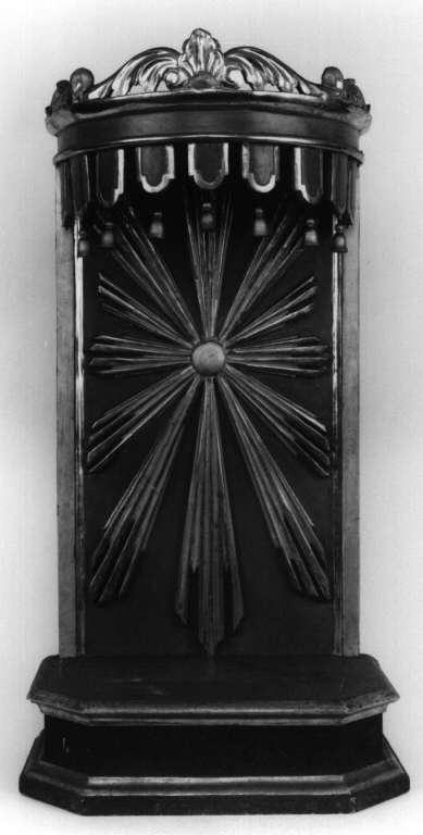 tronetto per esposizione eucaristica - ambito romano (sec. XIX)