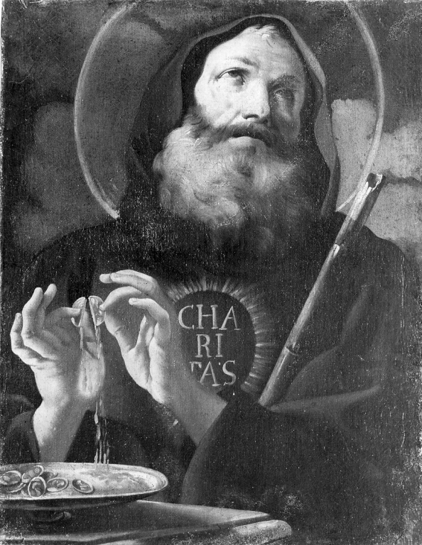 S. Francesco di Paola (dipinto) - ambito romano (fine sec. XVII)