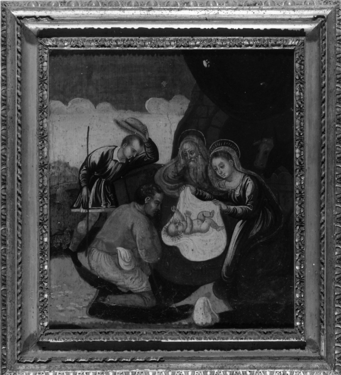 Natività con pastori (dipinto) - ambito veneto (seconda metà sec. XVI)