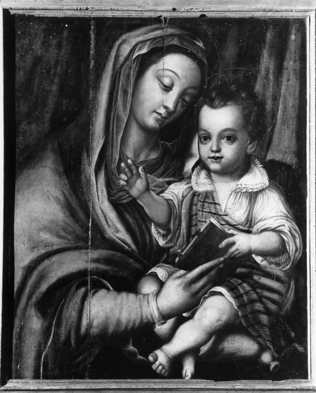 Madonna con Bambino (dipinto) di Allori Alessandro (maniera) (fine/inizio secc. XVI/ XVII)