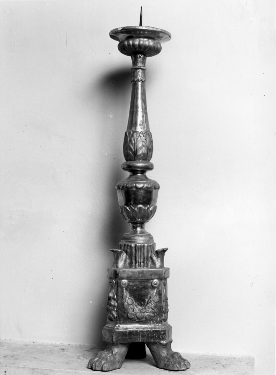 candeliere - ambito romano (prima metà sec. XIX)