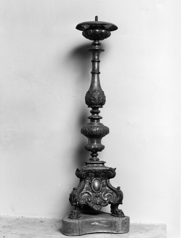 candeliere - ambito romano (prima metà sec. XVIII)