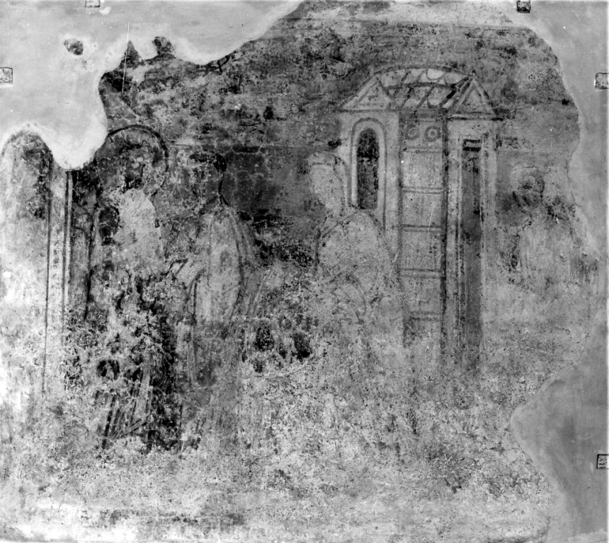 Madonna col Bambino e Santi (dipinto) - ambito romano-bizantino (ultimo quarto sec. VIII)