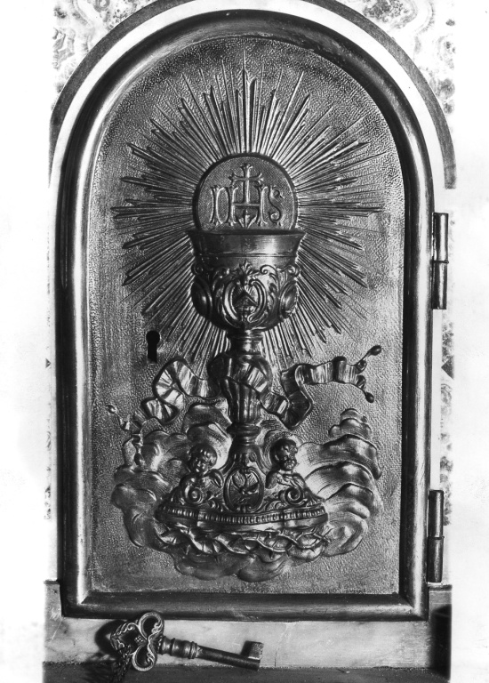 sportello di tabernacolo, elemento d'insieme - ambito romano (prima metà sec. XX)