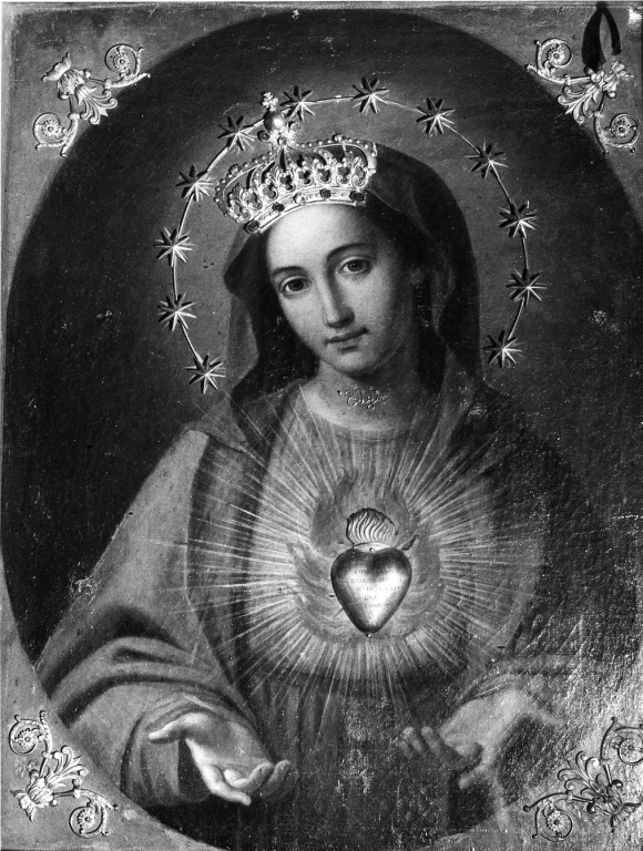 Sacro Cuore di Maria (dipinto) - ambito romano (sec. XIX)