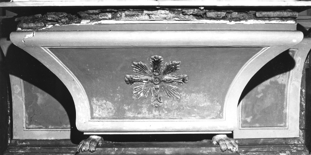 mensa d'altare, serie - ambito romano (seconda metà sec. XVIII)