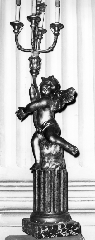 candelabro - a statua - ambito romano (terzo quarto sec. XVIII)