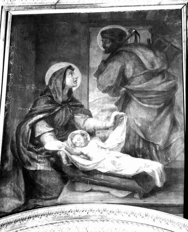 Sacra Famiglia (dipinto) di Capparoni Giuseppe (sec. XIX)