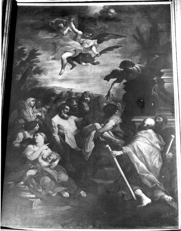 sepoltura di Sant'Andrea (dipinto) di Trevisani Francesco (sec. XVIII)