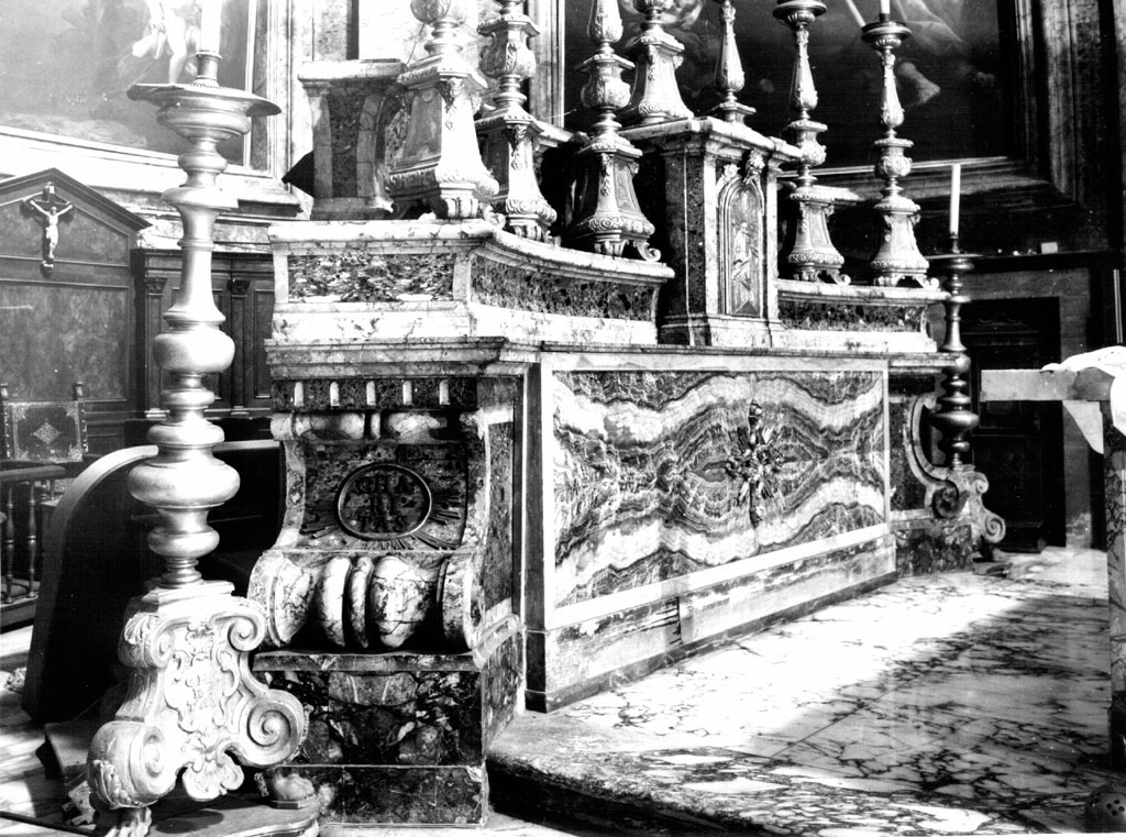 altare maggiore di Ferruzzi Francesco (sec. XVIII)