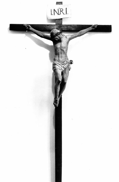 Gesù crocifisso (scultura) - ambito romano (sec. XVIII)