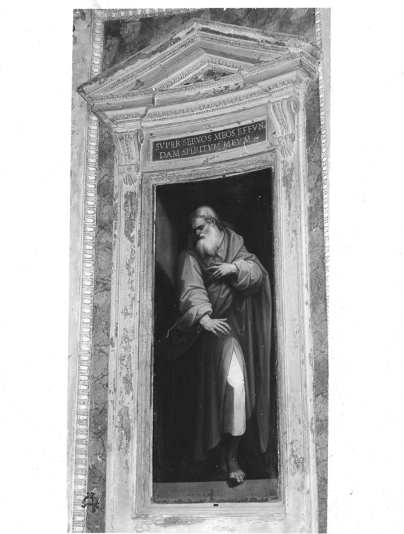 profeta Gioele (dipinto, pendant) di Zucchi Jacopo (attribuito) (sec. XVI)