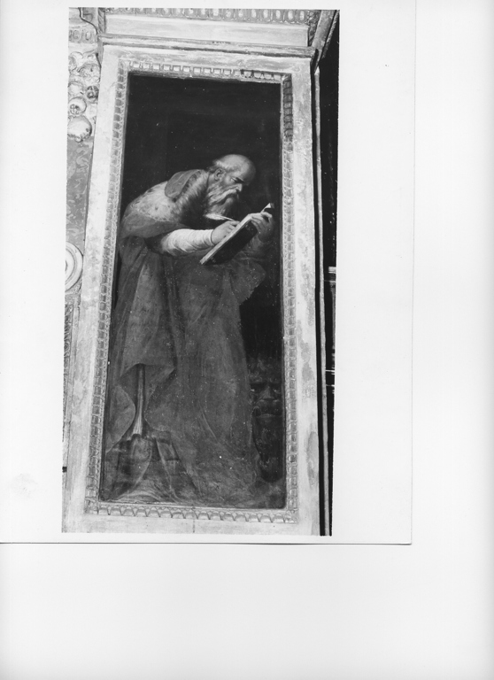 San Girolamo (dipinto, elemento d'insieme) di Agresti Livio detto Ricciutino (attribuito) (sec. XVI)