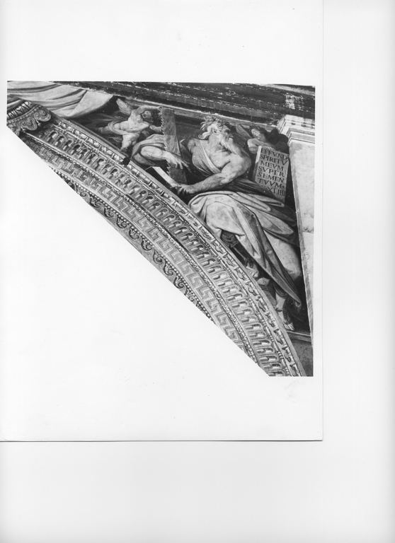Isaia (dipinto, elemento d'insieme) di Zucchi Jacopo (attribuito) (sec. XVI)