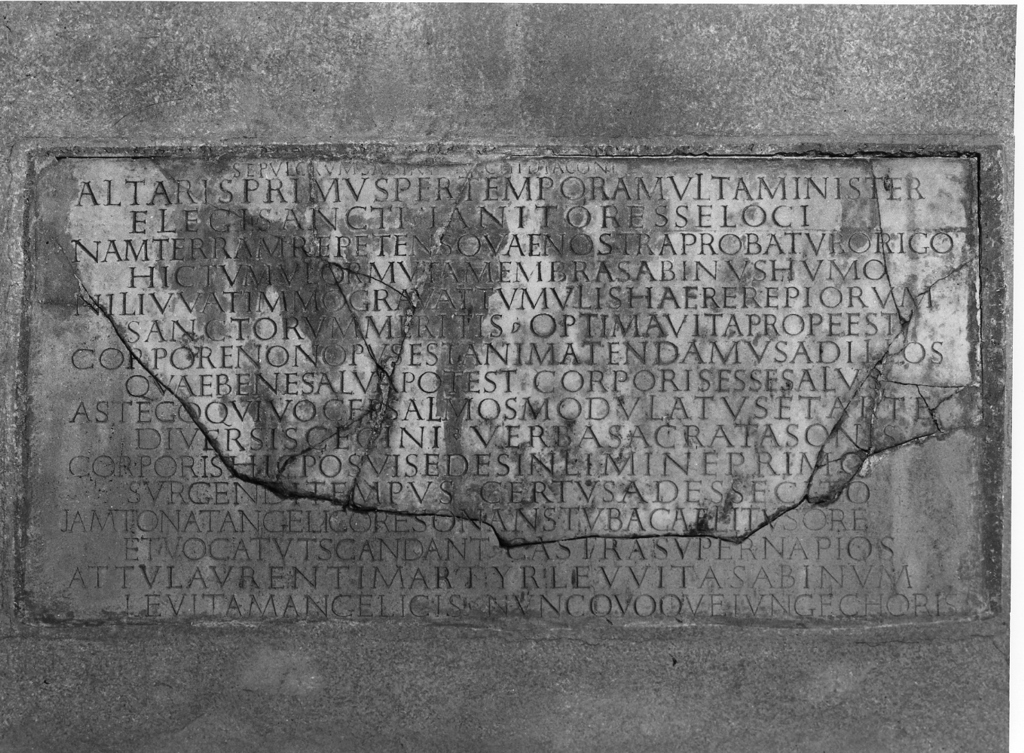 lapide tombale, opera isolata - ambito romano (sec. V)