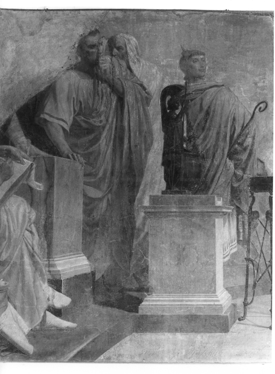 San Lorenzo in Giudizio (dipinto, frammento) di Fracassini Cesare (attribuito) (sec. XIX)