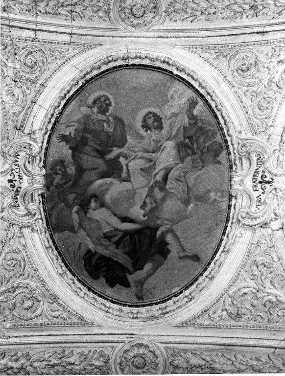 Golria dei S.S. Cosma e Damiano (dipinto) di Grecolini Giovanni Antonio (attribuito) (sec. XVIII)