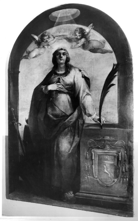 Santa Caterina d'Alessandria (dipinto) di Cesari Giuseppe detto Cavalier d'Arpino (attribuito) (sec. XVI)