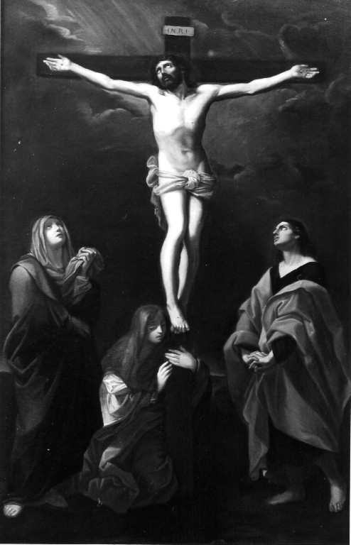 crocifissione di Cristo (dipinto) - ambito romano (sec. XVII)