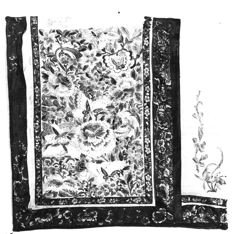 pannello - manifattura cinese (sec. XIX)