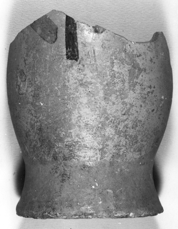 boccale, frammento - manifattura faentina (fine/inizio secc. XIV/ XV)