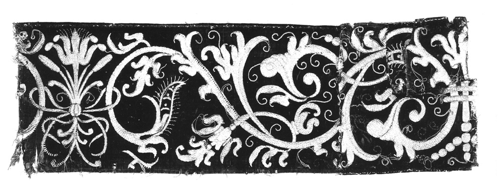 bordura, frammento - manifattura spagnola (sec. XVI)