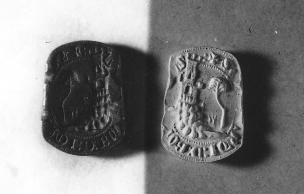 sigillo, frammento - ambito italiano (secc. XIII/ XVI)