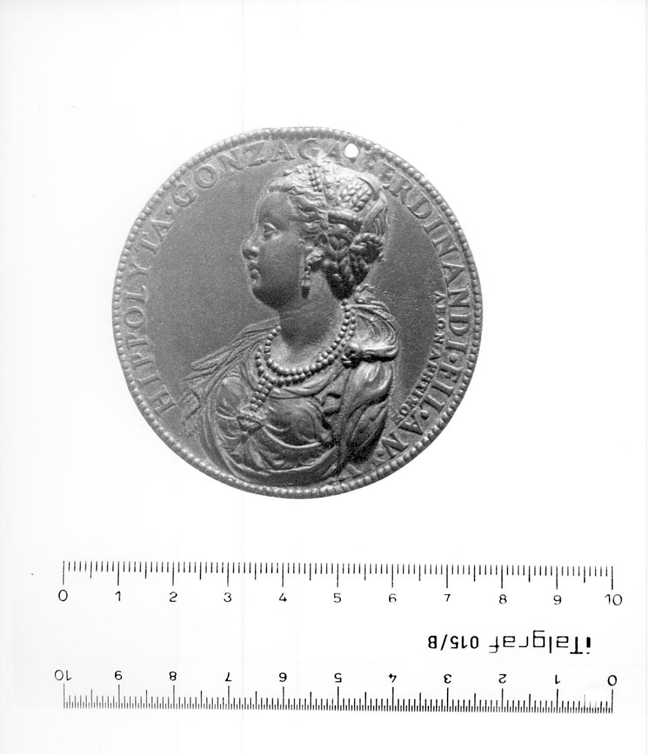 ritratto di Ippolita Gonzaga / allegoria (medaglia, opera isolata) di Leoni Leone (secondo quarto sec. XVI)