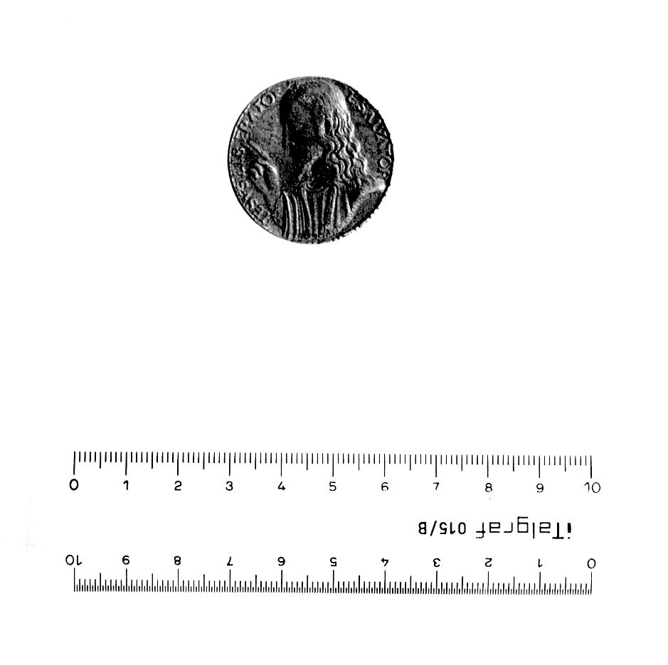 Redentore / allegoria (medaglia, opera isolata) - ambito romano (seconda metà sec. XVI)