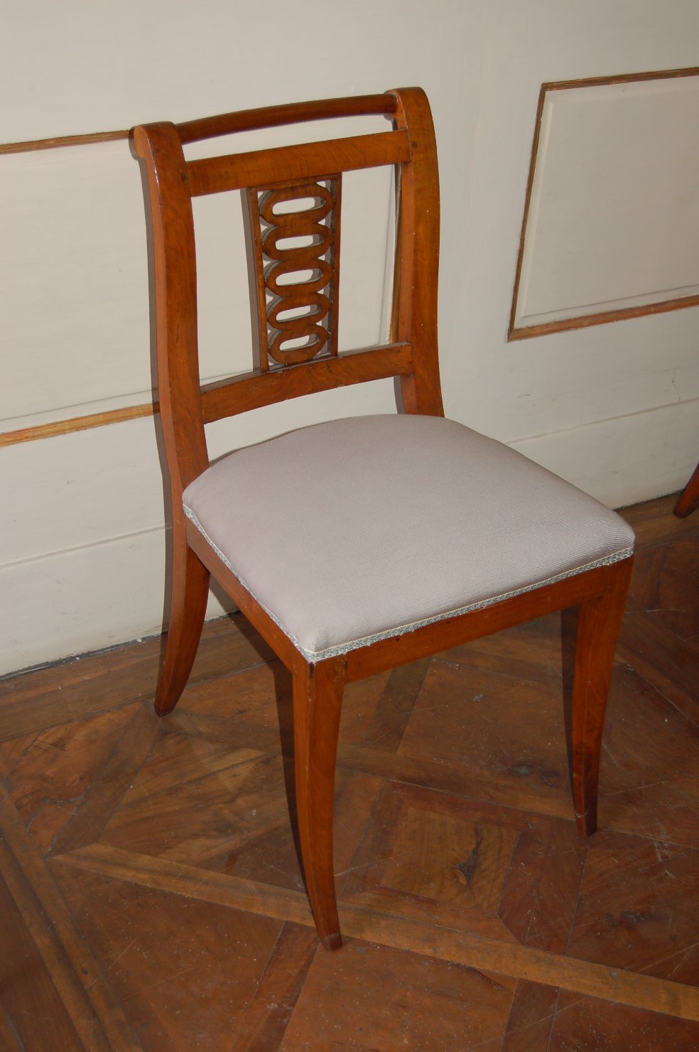 sedia, serie - ambito lombardo (primo quarto sec. XIX)