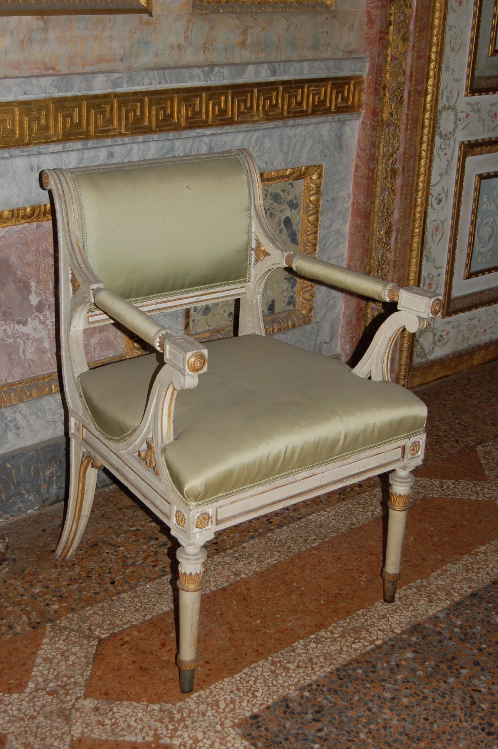 poltrona, coppia - ambito lombardo (secc. XVIII/ XIX)