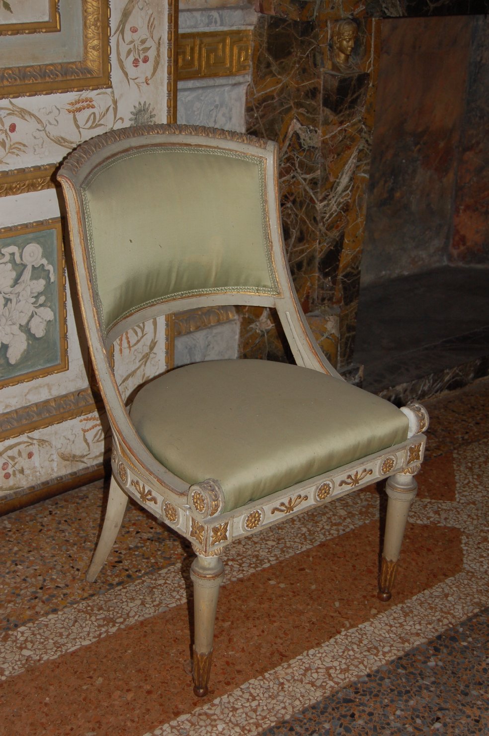 sedia, serie - ambito lombardo (secc. XVIII/ XIX)