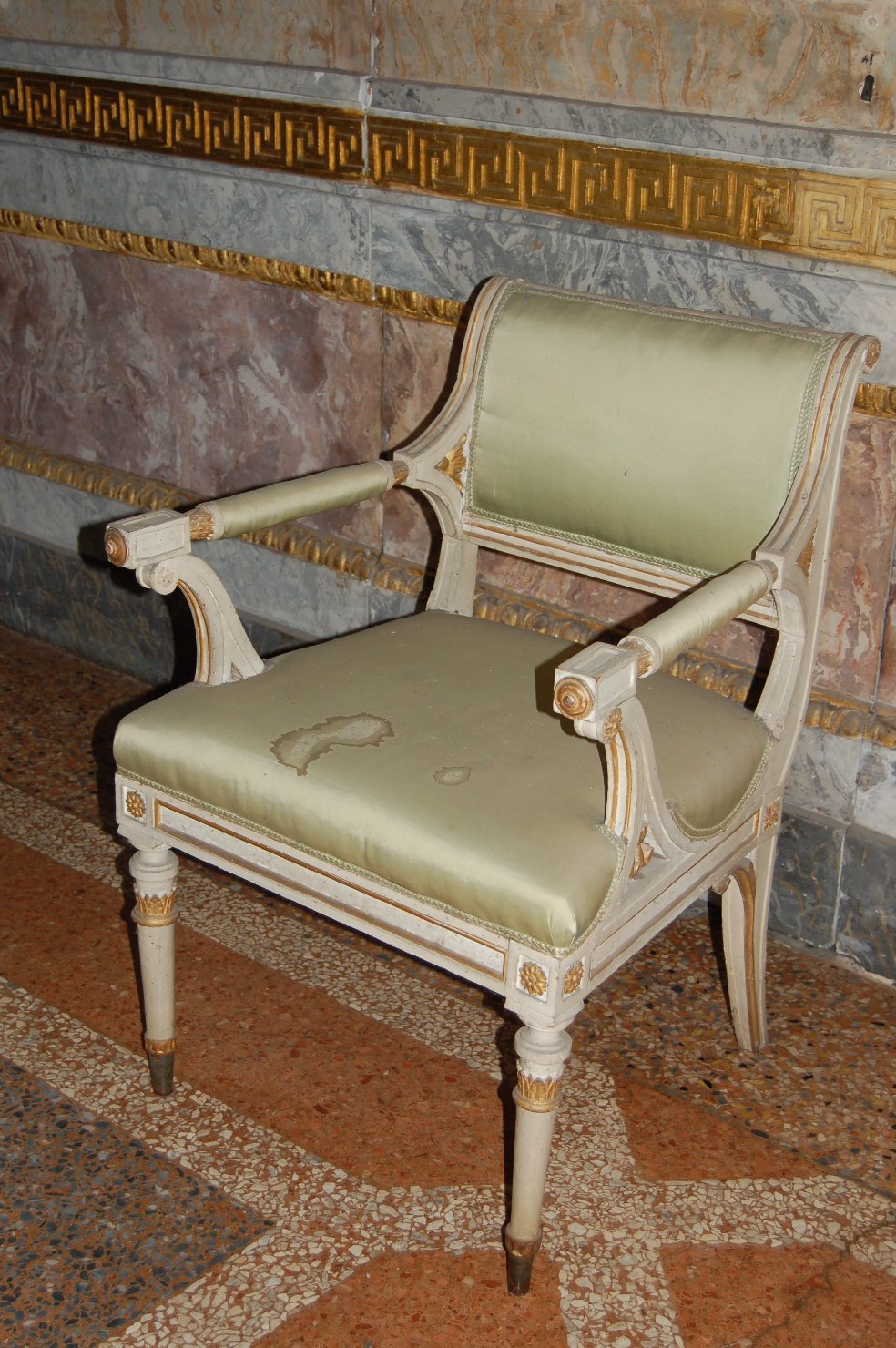 poltrona, coppia - ambito lombardo (secc. XVIII/ XIX)