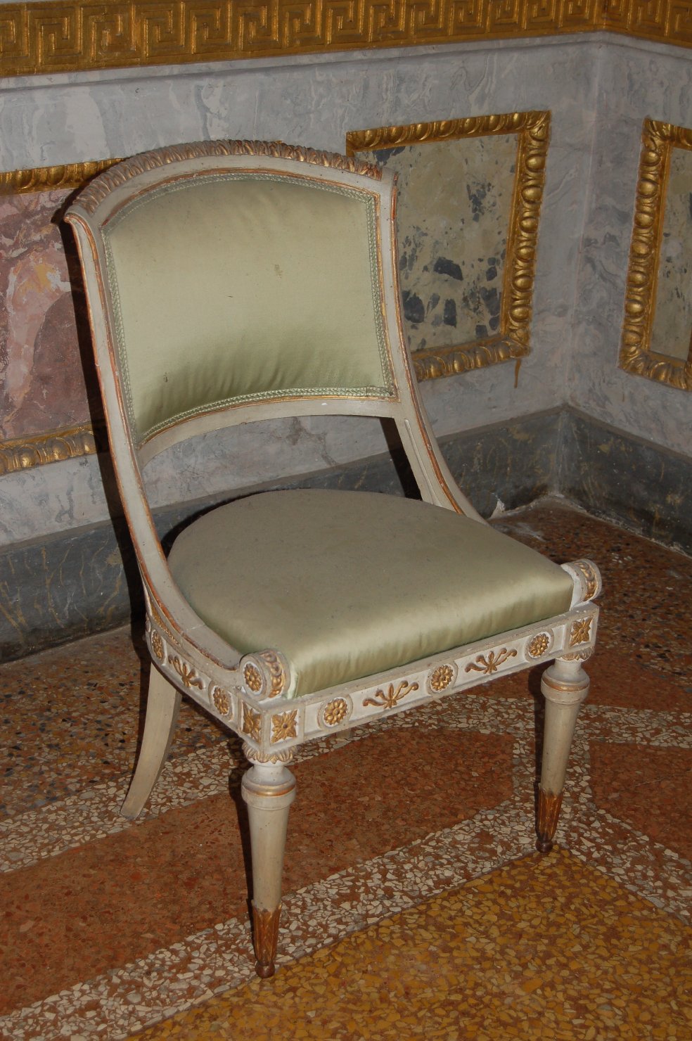 sedia, serie - ambito lombardo (secc. XVIII/ XIX)