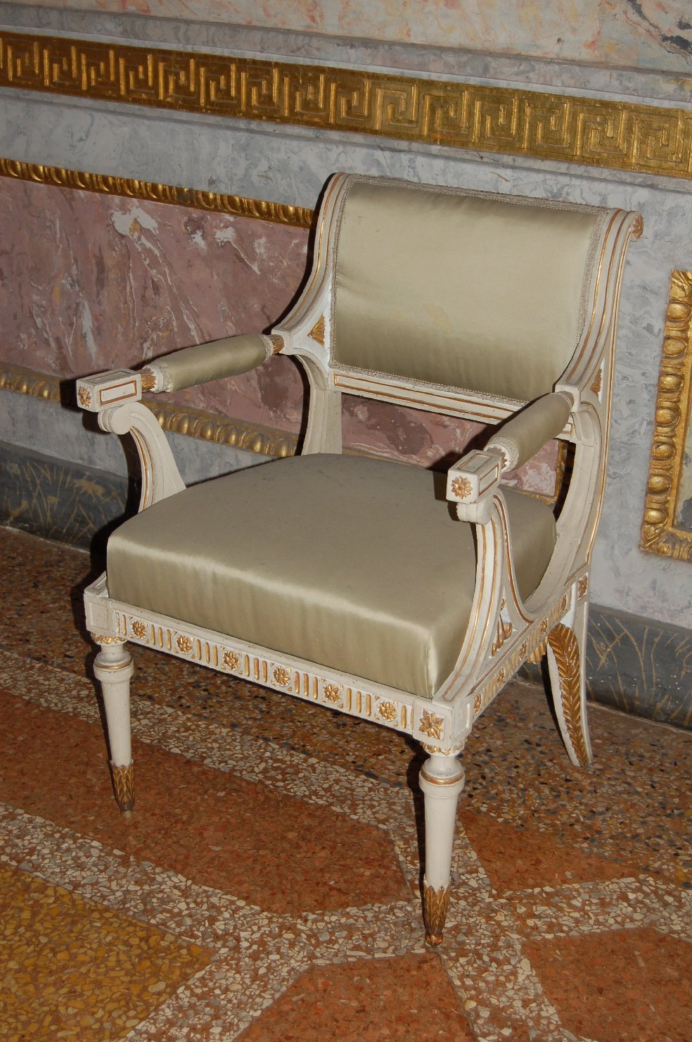 poltrona, coppia - ambito lombardo (secc. XVIII/ XIX)