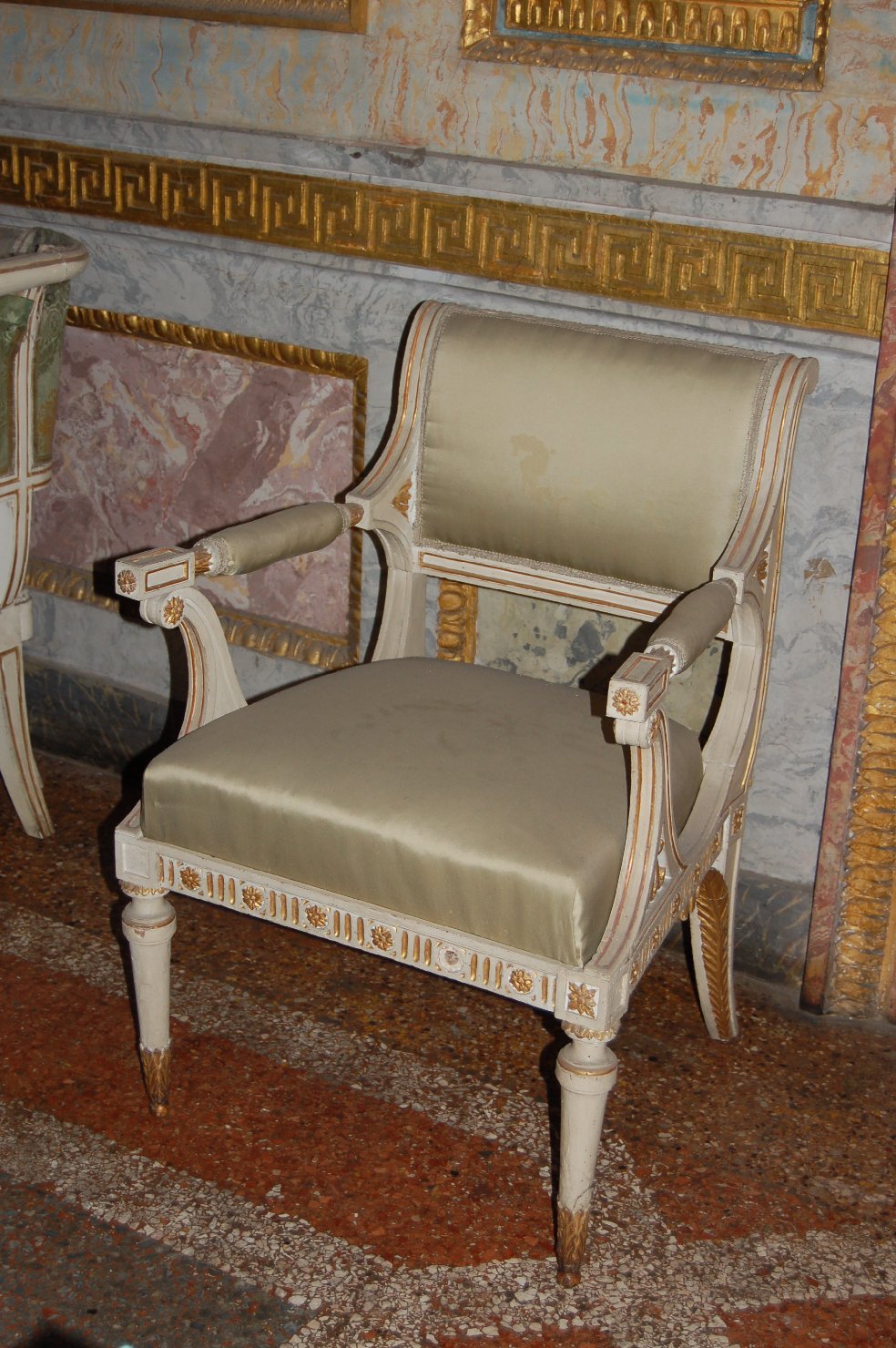 poltrona, coppia - ambito lombardo (secc. XVIII/ XIX)